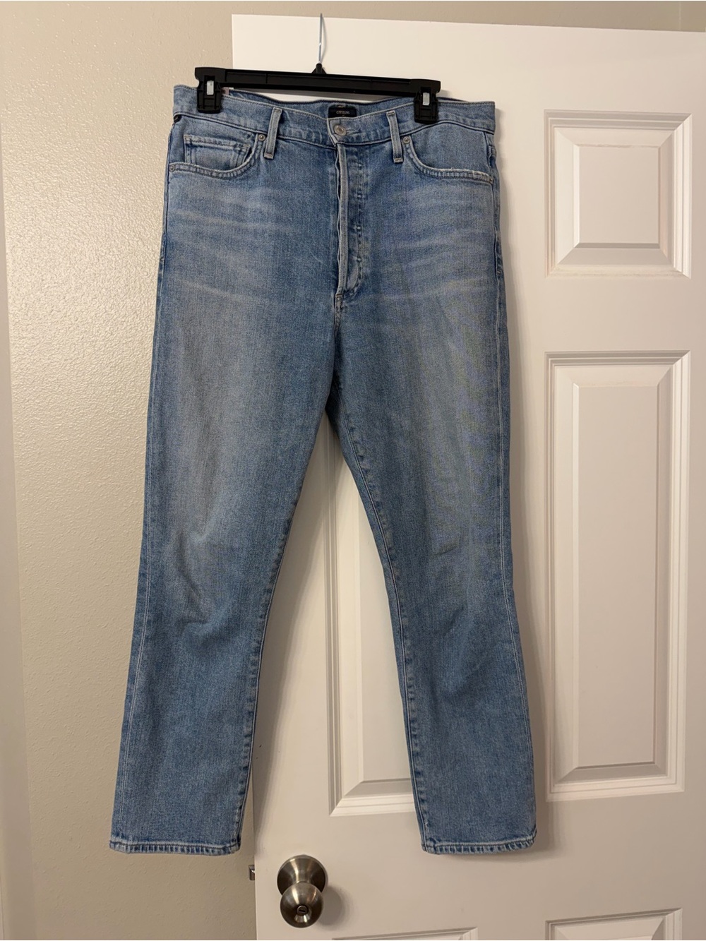 Citizens Of Humanity Light Blue Straight Leg Jeans
